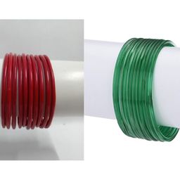 1ST TIME Set Of 22 Red Alloy Bangles-picture-23