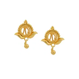 MEMOIR Gold-Plated Contemporary Drop Earrings-image-71