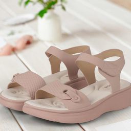 Mochi Women Open Toe Flats-image-92