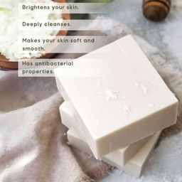 NARIYAL Set of Cream Of Coco Yellow Herb & Cream Of Coco Soap - 50 g Each image 2