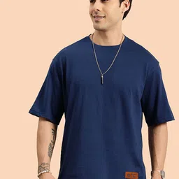 ETC Round Neck Short Drop-Shoulder Sleeves Oversized T-Shirt-picture-33