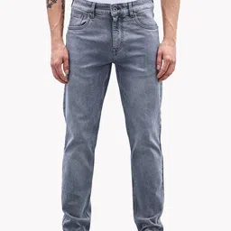 Snitch Men Slim Fit Mid-Rise Light Fade Stretchable Jeans-image-16