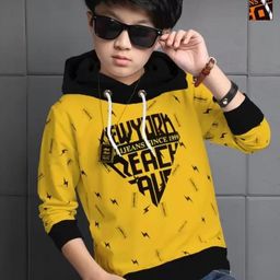 ATLANS Boys Typography 2 Printed Hooded T-shirt-image-58
