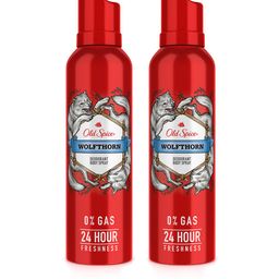 Old Spice Men Set of 2 Wolfthorn 0% Gas 24 Hour Freshness Deodorant Spray - 140 ml each-6