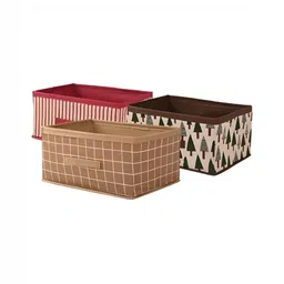 Aura Beige Set of 3 Regular Drawer Organiser Organisers-3