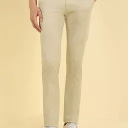 Allen Solly Men Ultra Slim Fit Mid-Rise Flat-Front Trouser-image-13
