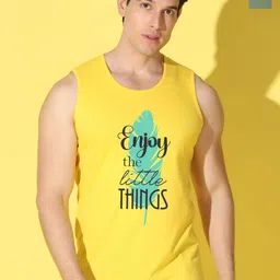 WOOSTRO 2-Pcs Printed Odour-Free Cotton Innerwear Vests VWS26(ENJOY YELLOW)(98 LGTGREEN)-image-36