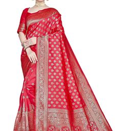 SHRIMAY Woven Design Zari Art Silk Banarasi Saree-picture-23