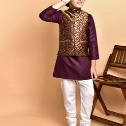 PRINTCULTR Boys Regular Kurta with Pyjamas image 5