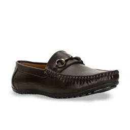 Bata Men Solid Round Toe Loafers-picture-34