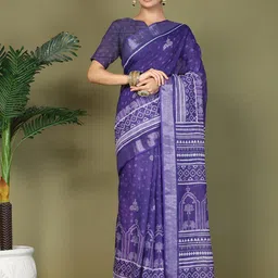 Astita Woven Design Zari Ready to Wear Saree With Blouse Piece-picture-6