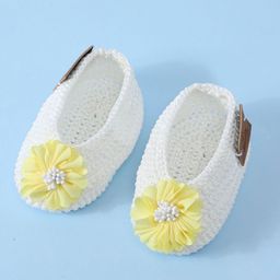 FUNKRAFTS Girls Acrylic Handmade Crochet Booties-image-82