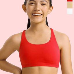 BRAAFEE Women Pack of 3 Solid Training or Gym Bra Full Coverage-66