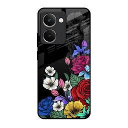 QRIOH Floral Printed Realme P3 Ultra 5G Back Case Mobile Accessories-image-24
