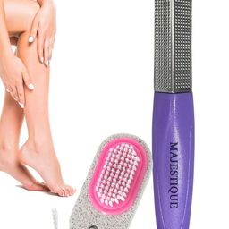 MAJESTIQUE Set Of 2 Foot Scraper & Pumice Stone Pedicure-41