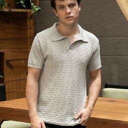 Campus Sutra Men Self Design Polo Collar Cotton T-shirt-picture-15