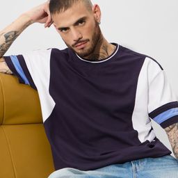 The Souled Store Men Colourblocked T-shirt-image-97