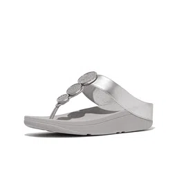 fitflop Women Embellished Metallic Comfort Heel Sandals-image-13
