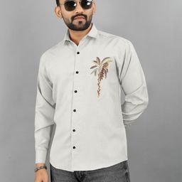 VS MALL Men Floral Casual Shirt-image-74