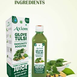 Axiom Set Of 2 Pure Tulsi Giloy Stem Juice - 500ml Each image 4