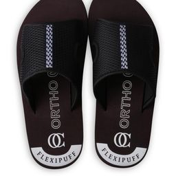 ORTHO CLUB Men Maroon Rubber Flip Flops-picture-28