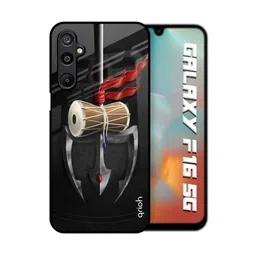 QRIOH Unisex Samsung Galaxy F16 5G Quirky Power Of Lord Shockproof Glass Back Case-picture-39
