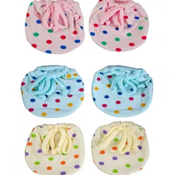 CUTEABLY Infants Pack Of 3 Printed Mittens-3