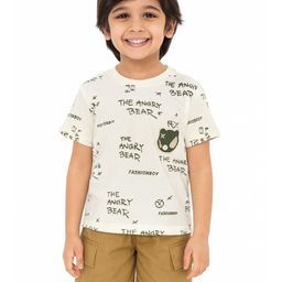 POP STREET KIDS Boys Printed Round Neck T-Shirt With Shorts-image-98