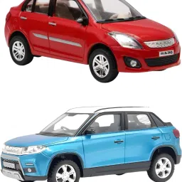 Breeza & Dzire Die-Cast Toy Cars Combo – 1:32 Scale Pull Back (Set of 2)-image-1