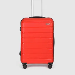 Teakwood Leathers India 360-Degree Rotation Hard Sided Medium Size Trolley Bag- 57L-5