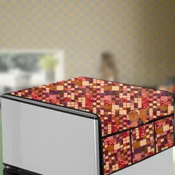 The Furnishing Tree Brown Plastic Refrigerator Cover-image-97