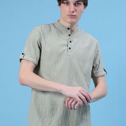 V-Mart Cotton Mandarin Collar T-shirt-picture-11