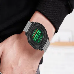Hala Men Solid Square Tang Regular Digital Watch-1050 image 3