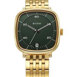 Titan Men Stainless Steel Bracelet Straps Analogue Watch 1885YM01-18