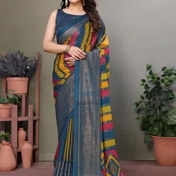 Panzora Ethnic Motifs Printed Saree-picture-35