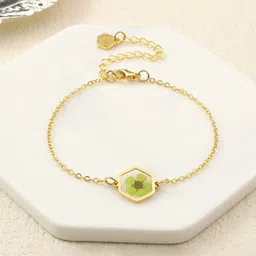 SALTY Set Of 3 Luminescent Resin Charm Bracelet-77