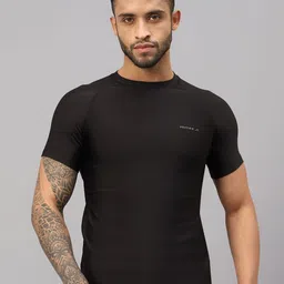 VECTOR X Men Solid Round Neck T-Shirt-image-55