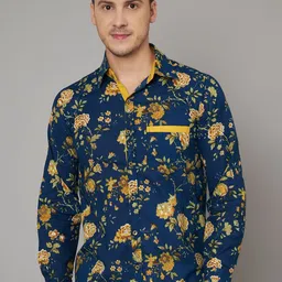 FABRIC FITOOR Men Relaxed Floral Opaque Printed Casual Shirt-image-81