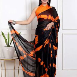 VL SAREES Bandhani Pure Silk Designer Leheriya Saree-19