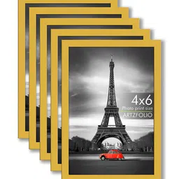 ArtzFolio Gold-Toned 5 to 7 Pieces Wood Wall Photo Frames-image-31