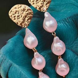 DressBerry Floral Drop Earrings-image-100