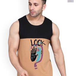 SLOWLORIS Men Pack Of 2 Printed Bio-Wash Combed Cotton Innerwear Vest-picture-37