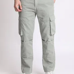IVOC Men Relaxed Loose Fit Cargos Trousers-picture-22