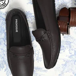 Provogue Men Leather Formal Loafers-picture-13