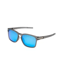 AFERELLE Unisex Square Sunglasses with Polarised Lens RMATGRYBLUV0-image-9