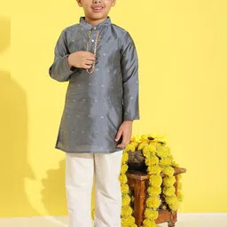 Cutiekins Boys Regular Kurta with Pyjamas-20