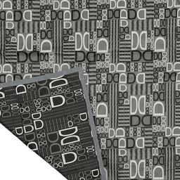 Kuber Industries Grey Square D Printed Oil & WaterproofBoth Sided Bed Server Food Mat image 4