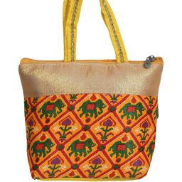 Kuber Industries Ethnic Motifs Structured Shoulder Bag with Quilted-47