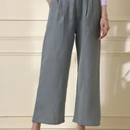 all about you Women Loose Fit High-Rise Regular Trousers-picture-8