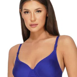 INGRID Pack Of 3 Medium Coverage Lightly Padded Bra PaddedWineRoseBlue32CPack3 image 2